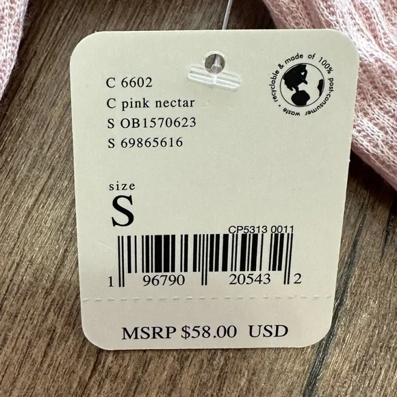 NWT Free People Sloane Body Suit Pink Nectar Size Small - Picture 4 of 7